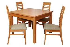Stół Vengo i krzesła Eryka