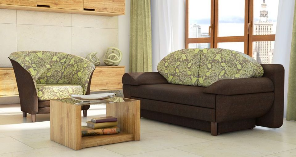 Sofa Monika i fotel Tobi